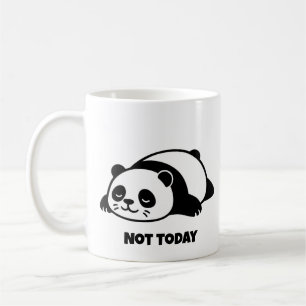 Fauler Panda Nicht Heute Süß Lustig Entspannte Sti Kaffeetasse