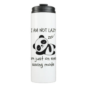 fauler Panda Thermosbecher
