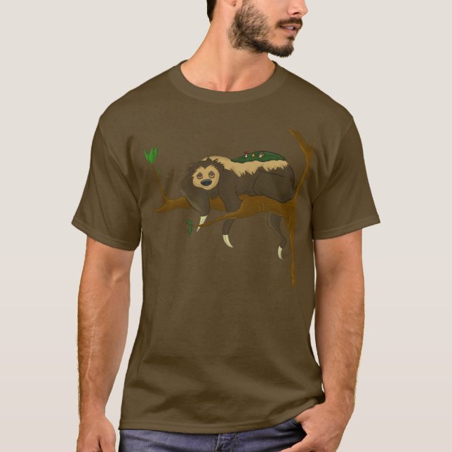 Fauler Sloth-T - Shirt (Vorderseite)