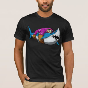 Fauler Trägheits-Reithaifisch-lustiges Ozean-Tier T-Shirt