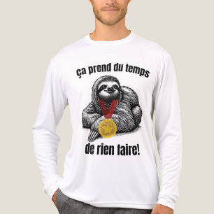 faules Affe, es braucht Zeit, um nichts zu tun Tri-Blend Shirt