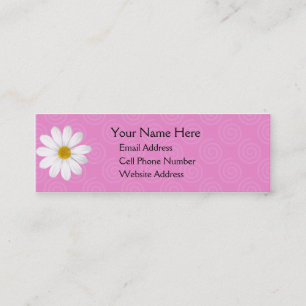 Faules Gänseblümchen-dünne Visitenkarte