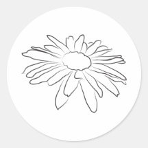 Faules Gänseblümchen-Zeichnung