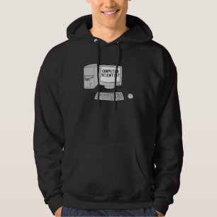 Faules Halloween-Kostüm für Informatiker Hoodie