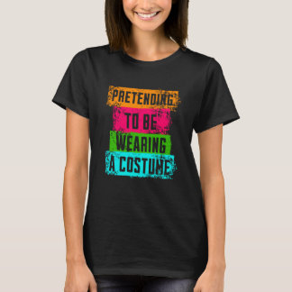 Faules Kostümdesign für lustige Halloween-Stimmung T-Shirt