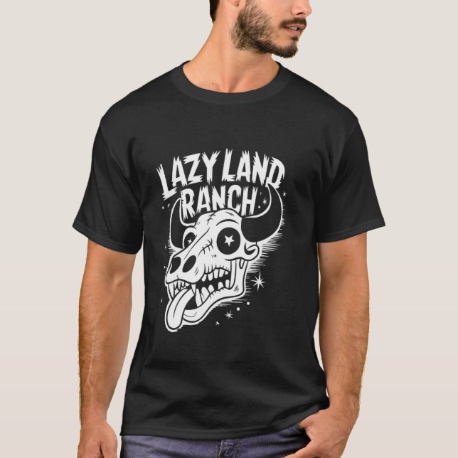 Faules Land Ranch Punk Büffel T-Shirt (Vorderseite)