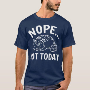 Faules müdes Tier Nein lustig T-Shirt