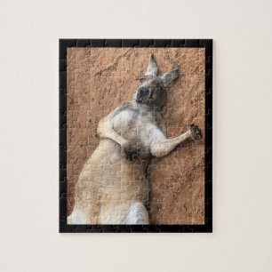 Faules-Tage-Känguru-Puzzle Puzzle