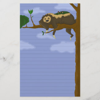 Faules Trägheits-Briefpapier (angeordnet) Briefpapier