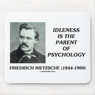 Faulheit ist das Elternteil von Psychologie Mousepad