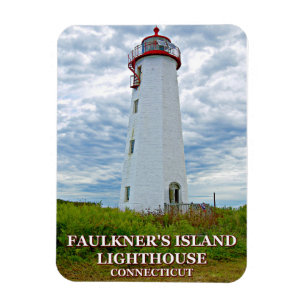 Faulkners Island Lighthouse, Connecticut Magnet