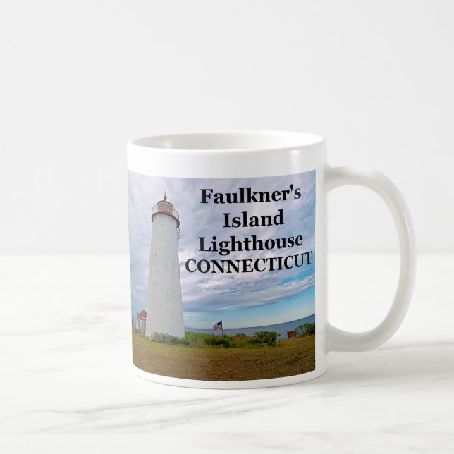 Faulkner's Island Lighthouse, Connecticut Tasse (Rechts)