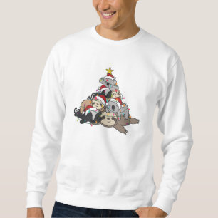Fault Koala Skunk Weihnachtsbaum Weihnachten Sweatshirt