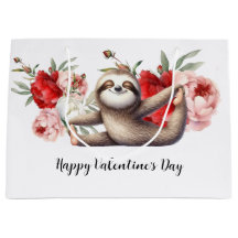 Faultier am Valentinstag