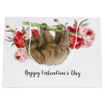 Faultier am Valentinstag