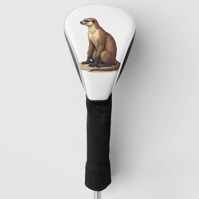 Faultier Antike Gravur Retro-Grafik (2) Golf Headcover (Vorderseite)