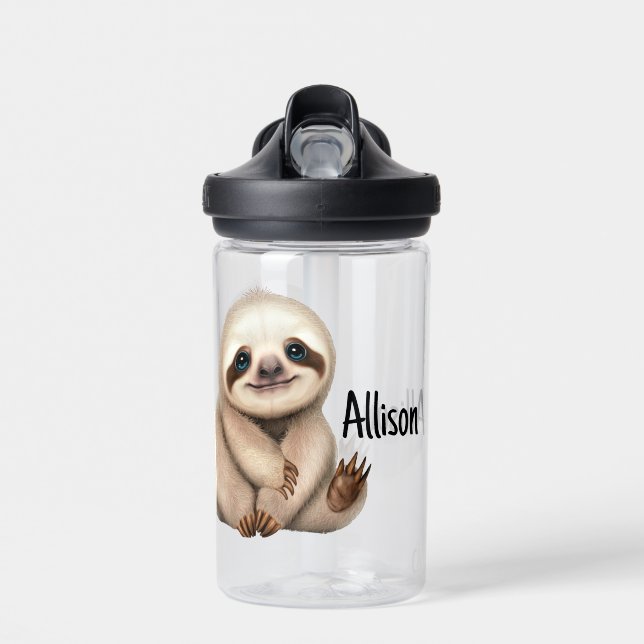 Faultier-Baby  Trinkflasche (Vorne)