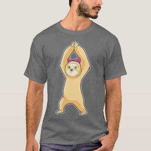 Faultier beim Sport in der Fitness T-Shirt