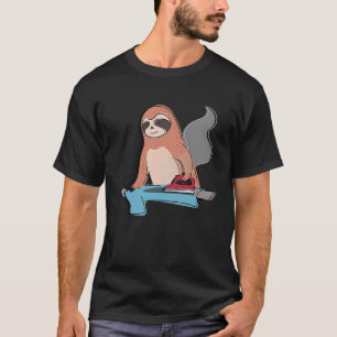 Faultier Bügeln Haushalt Faul Süßes Faultier T-Shirt