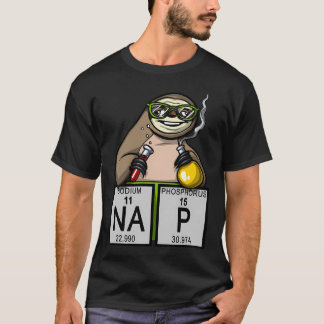 Faultier Chemie Nickerchen T-Shirt