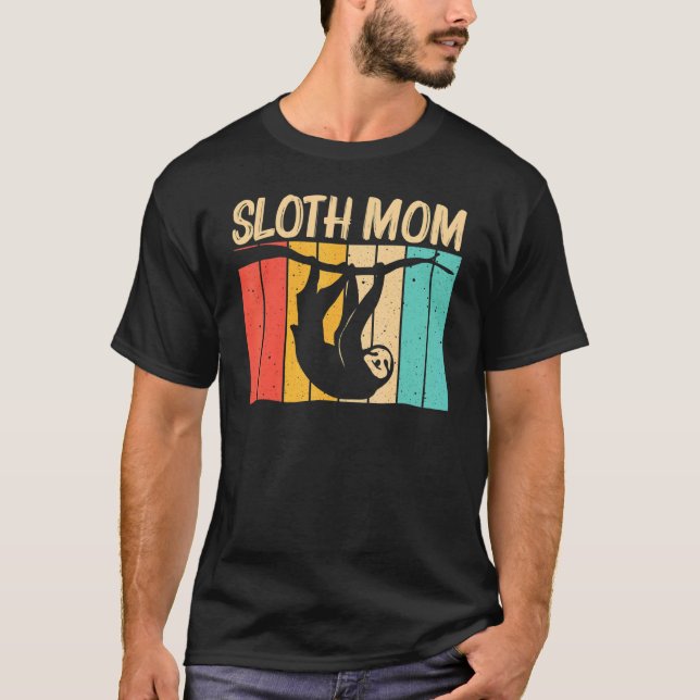 Faultier der Mama T-Shirt (Vorderseite)