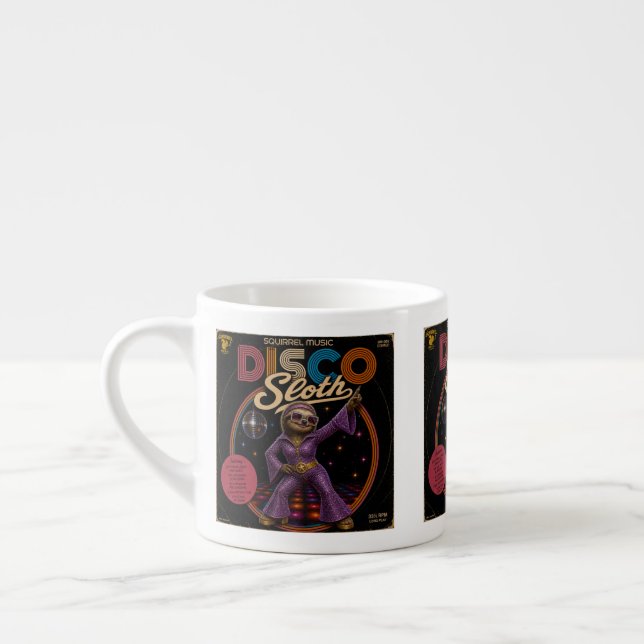 Faultier Disco-Diva Espressotasse (Links)