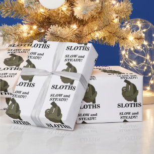 Faultier Faultiere Langsam Und Beständig Lustiges  Geschenkpapier