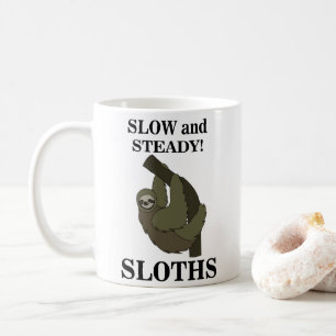 Faultier Faultiere Langsam Und Beständig Lustiges  Kaffeetasse