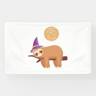 Faultier Halloween, Halloween Faultier Banner