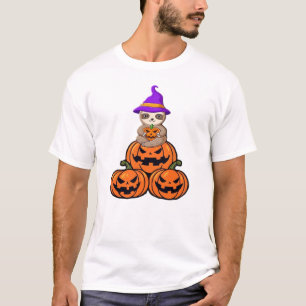 Faultier Halloween Premium T-Shirt