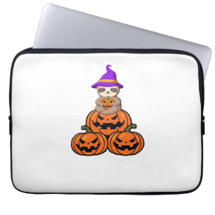 Faultier Halloween Premium T-Shirt Laptopschutzhülle