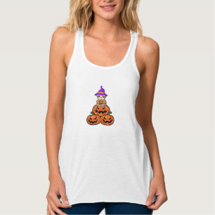 Faultier Halloween Premium T-Shirt Tank Top