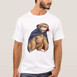 Faultier Halloween Vampir Klassisches T-Shirt
