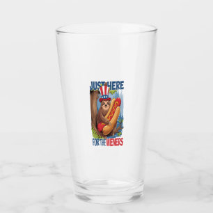 Faultier Hot Dog 4. Juli BBQ Glas