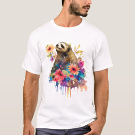 Faultier Langsames Leben T-Shirt
