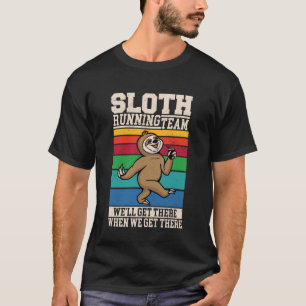 Faultier Laufteam Faultier Laufen Faultier Joggen T-Shirt