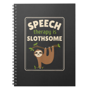 Faultier Logopäde Sprachtherapie Pathologie T- Notizblock