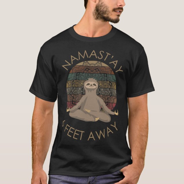 Faultier lustig lustig T-Shirt (Vorderseite)