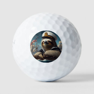 Faultier Matrose Golfball