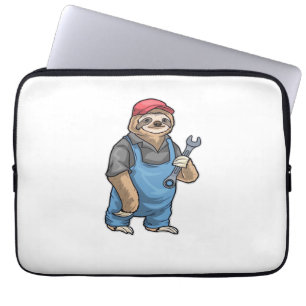Faultier-Mechaniker-Schraubenschlüssel Classic T-S Laptopschutzhülle