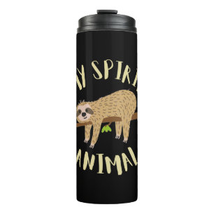 Faultier mein Seelentier Thermosbecher