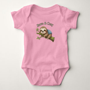Faultier – Meister der Schlafenszeit Baby Strampler