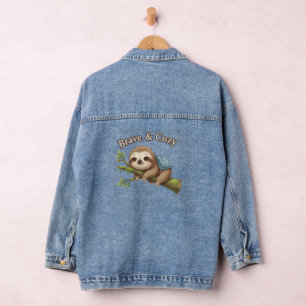  Faultier – Meister der Schlafenszeit  Jeansjacke