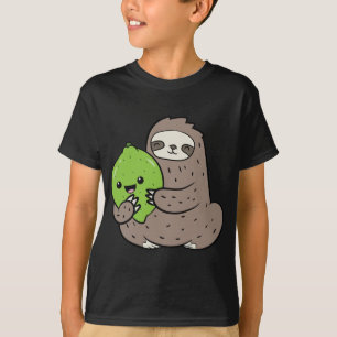 Faultier mit Limonem Obst Niedlich Limon und leich T-Shirt