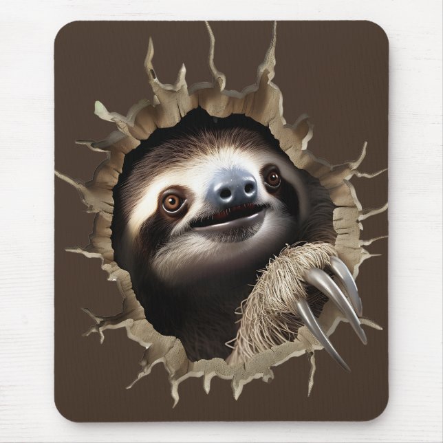 Faultier Mousepad (Vorne)