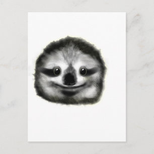 Faultier Postkarte