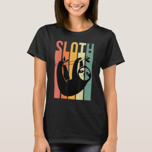 Faultier Spirit Tier Vintage abgenutzt Retro Desig T-Shirt
