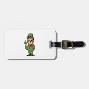 Faultier St. Patrick's Day Irisches Glück Gepäckanhänger