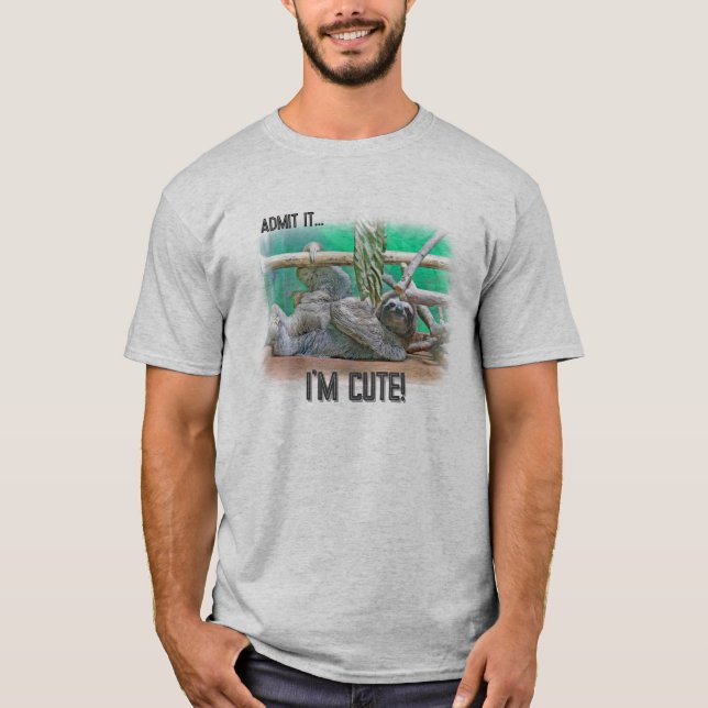 Faultier T-Shirt (Vorderseite)