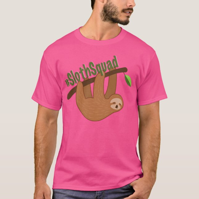 Faultier-Truppe T-Shirt (Vorderseite)